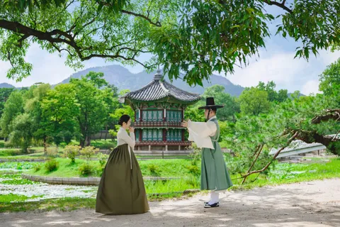 신랑과 신부의 혼례 사진 8