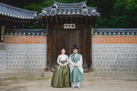 신랑과 신부의 혼례 사진 15